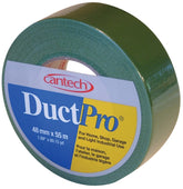 Cantech DUCTPRO 39707 Duct Tape, 55 m L, 48 mm W, Polyethylene Backing, Green